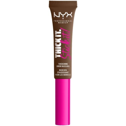 shop NYX Prof. Makeup Thick It. Stick It! Brow Mascara 7 ml - Brunette af NYX Professional Makeup - online shopping tilbud rabat hos shoppetur.dk