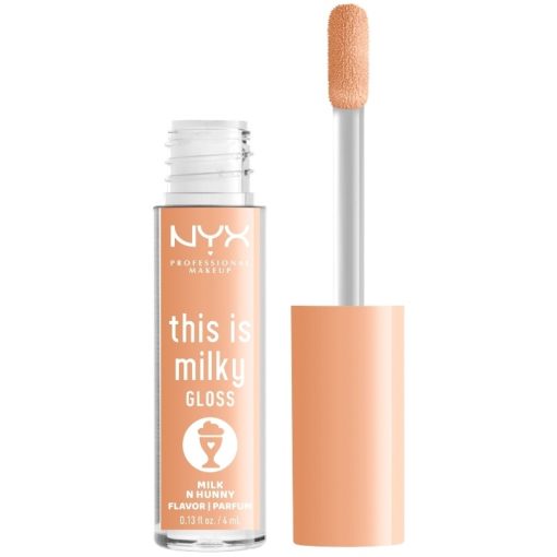 shop NYX Prof. Makeup This Is Milky Gloss 4 ml - 17 Milk N Hunny af NYX Professional Makeup - online shopping tilbud rabat hos shoppetur.dk