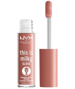 shop NYX Prof. Makeup This Is Milky Gloss 4 ml - 19 Choco Latte Shake af NYX Professional Makeup - online shopping tilbud rabat hos shoppetur.dk