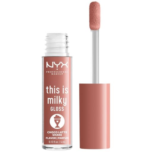 shop NYX Prof. Makeup This Is Milky Gloss 4 ml - 19 Choco Latte Shake af NYX Professional Makeup - online shopping tilbud rabat hos shoppetur.dk