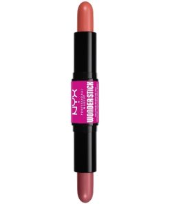 shop NYX Prof. Makeup Wonder Stick Dual-Ended Cream Blush Stick 8 gr. - 02 Honey Orange + Rose af NYX Professional Makeup - online shopping tilbud rabat hos shoppetur.dk