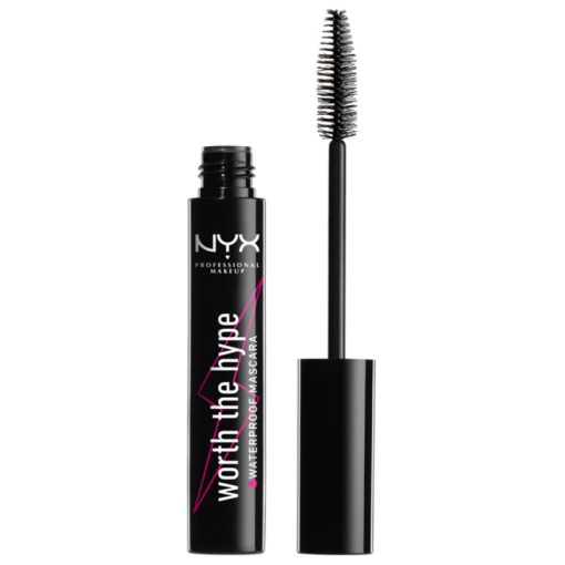 shop NYX Prof. Makeup Worth The Hype Waterproof Mascara 7 ml - Black af NYX Professional Makeup - online shopping tilbud rabat hos shoppetur.dk