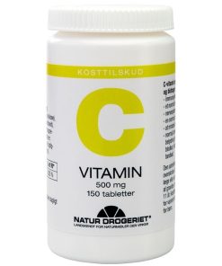 shop Natur Drogeriet C-Vitamin 500 mg 150 Pieces af Natur Drogeriet - online shopping tilbud rabat hos shoppetur.dk