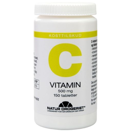 shop Natur Drogeriet C-Vitamin 500 mg 150 Pieces af Natur Drogeriet - online shopping tilbud rabat hos shoppetur.dk