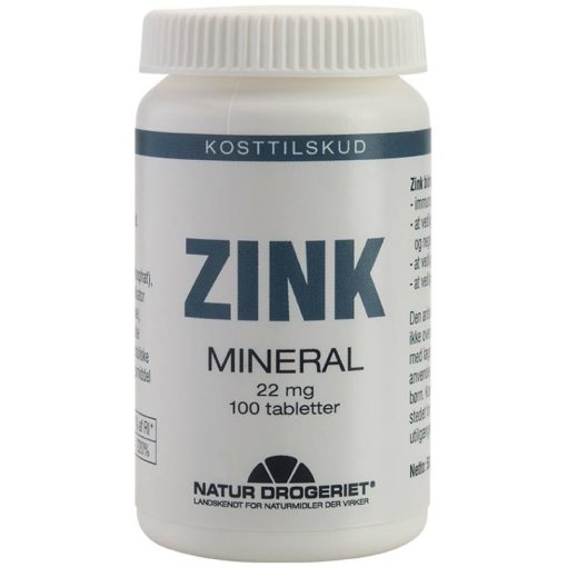 shop Natur Drogeriet Zink 22 mg 100 Pieces af Natur Drogeriet - online shopping tilbud rabat hos shoppetur.dk