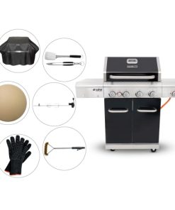 shop Nexgrill gasgrill inkl. tilbehørssæt - Deluxe 4B+ af nexgrill - online shopping tilbud rabat hos shoppetur.dk