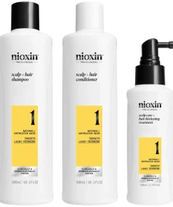 shop Nioxin System 1 Loyalty Kit 700 ml - Natural/Untreated Hair af Nioxin - online shopping tilbud rabat hos shoppetur.dk