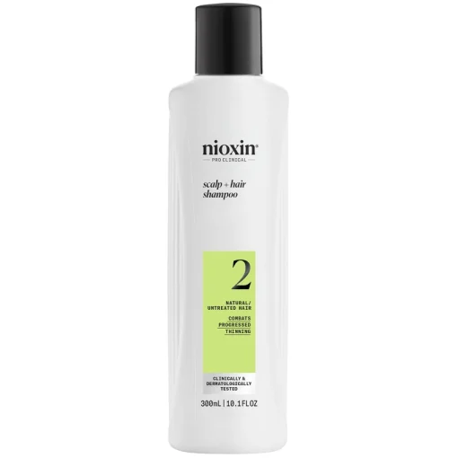 shop Nioxin System 2 Scalp + Hair Shampoo 300 ml - Natural/Untreated Hair af Nioxin - online shopping tilbud rabat hos shoppetur.dk