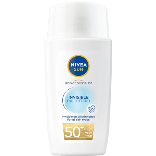 shop Nivea Invisible Fluid SPF 50+ - 40 ml af Nivea - online shopping tilbud rabat hos shoppetur.dk