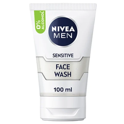 shop Nivea Men Sensitive Face Wash 100 ml af Nivea - online shopping tilbud rabat hos shoppetur.dk