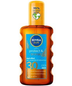 shop Nivea Sun Protect & Bronze Oil Spray SPF 30 - 200 ml af Nivea - online shopping tilbud rabat hos shoppetur.dk