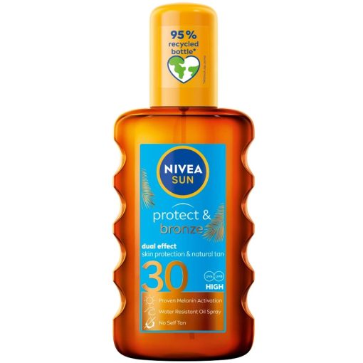 shop Nivea Sun Protect & Bronze Oil Spray SPF 30 - 200 ml af Nivea - online shopping tilbud rabat hos shoppetur.dk