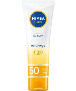 shop Nivea Sun UV Face Anti Age Q10 Cream SPF 50 50 ml af Nivea - online shopping tilbud rabat hos shoppetur.dk