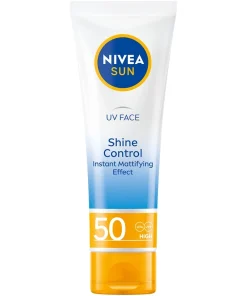 shop Nivea Sun UV Face Shine Control Cream SPF 50 50 ml af Nivea - online shopping tilbud rabat hos shoppetur.dk