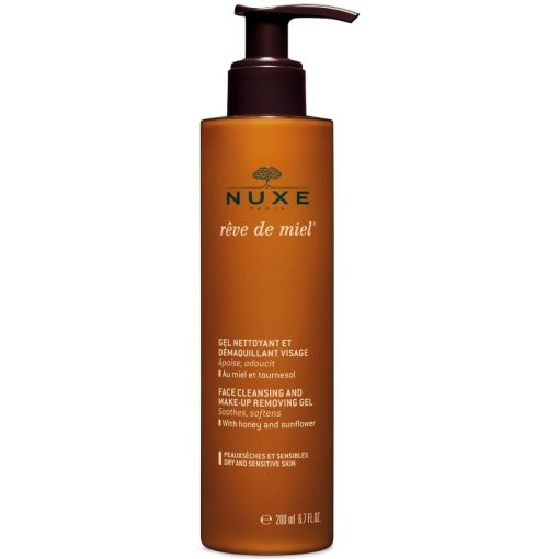 shop Nuxe Reve de Miel Face Cleansing And Make-Up Removing Gel 200 ml af NUXE - online shopping tilbud rabat hos shoppetur.dk