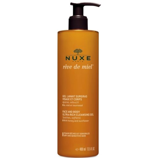 shop Nuxe Reve de Miel Face and Body Ultra-Rich Cleansing Gel 400 ml af NUXE - online shopping tilbud rabat hos shoppetur.dk