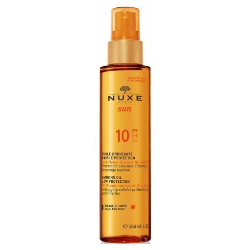 shop Nuxe Sun Tanning Oil Low Protection SPF 10 - 150 ml af NUXE - online shopping tilbud rabat hos shoppetur.dk