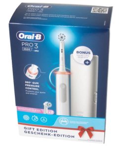 shop Oral-B Pro 3500 White with Travel Case af OralB - online shopping tilbud rabat hos shoppetur.dk