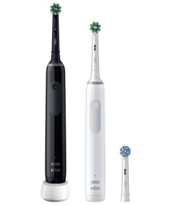 shop Oral-B eltandbørste - Pro 3 - 2 stk. af oral-b - online shopping tilbud rabat hos shoppetur.dk