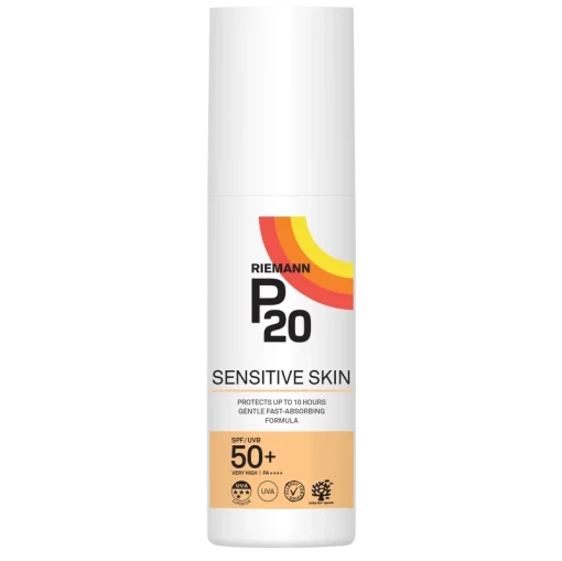 shop P20 Riemann Sensitive Skin Sun Protection Cream SPF 50+ 100 ml af P20 Riemann - online shopping tilbud rabat hos shoppetur.dk