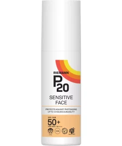 shop P20 Riemann Sensitive Sun Protection Face Cream SPF 50+ - 50 gr. af P20 Riemann - online shopping tilbud rabat hos shoppetur.dk