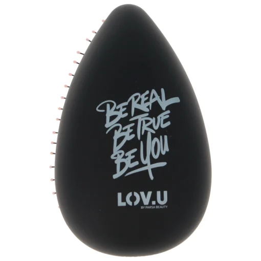 shop Parsa LOV.U Compact Detangler Brush - Black af Parsa - online shopping tilbud rabat hos shoppetur.dk