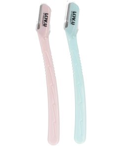 shop Parsa LOV.U Eyebrow Trimmer 2 Pieces - Blue/Pink af Parsa - online shopping tilbud rabat hos shoppetur.dk