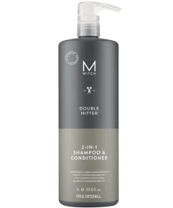 shop Paul Mitchell Mitch Double Hitter 2 i 1 Shampoo & Conditioner 1000 ml af Paul Mitchell - online shopping tilbud rabat hos shoppetur.dk