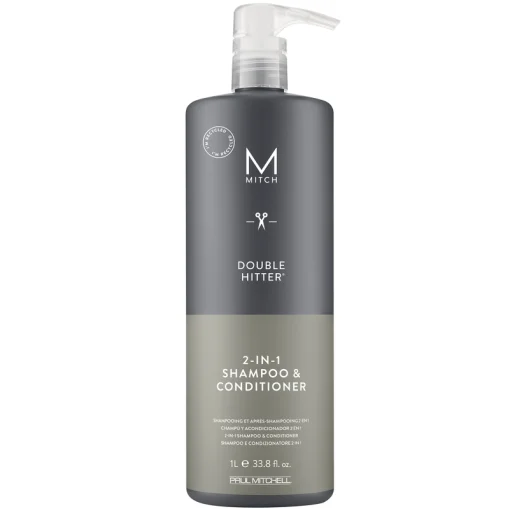 shop Paul Mitchell Mitch Double Hitter 2 i 1 Shampoo & Conditioner 1000 ml af Paul Mitchell - online shopping tilbud rabat hos shoppetur.dk