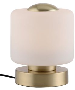 shop Paul Neuhaus bordlampe - Bota - Messing/opal af paul-neuhaus - online shopping tilbud rabat hos shoppetur.dk