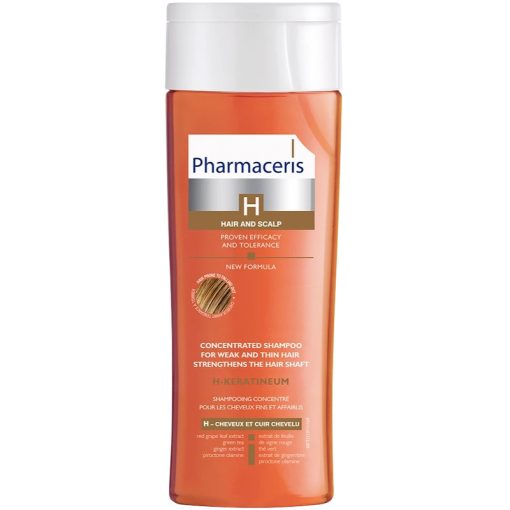 shop Pharmaceris H Keratineum Concentrated Shampoo For Weak & Thin Hair 250 ml af Pharmaceris - online shopping tilbud rabat hos shoppetur.dk