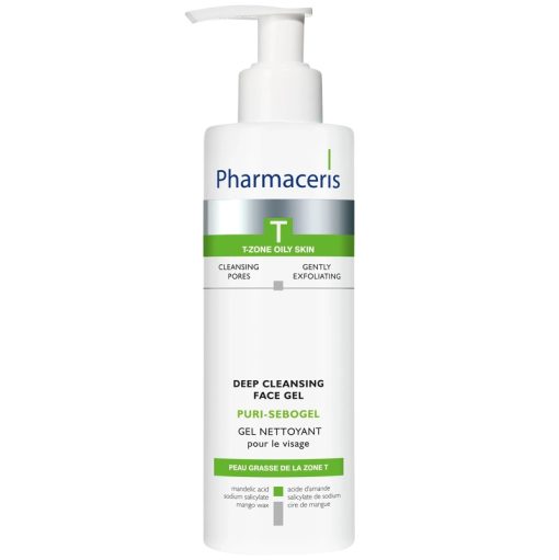 shop Pharmaceris T Puri-Sebogel Deep Cleansing Face Gel 190 ml af Pharmaceris - online shopping tilbud rabat hos shoppetur.dk