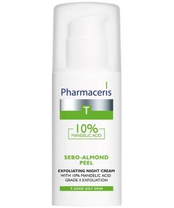 shop Pharmaceris T Sebo-Almond Peel 10% Exfoliating Night Cream 50 ml af Pharmaceris - online shopping tilbud rabat hos shoppetur.dk