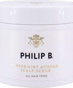 shop Philip B Peppermint Avocado Scalp Scrub 236 ml af Philip B - online shopping tilbud rabat hos shoppetur.dk