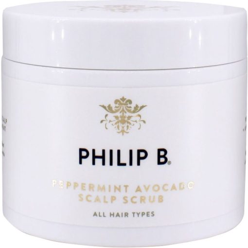 shop Philip B Peppermint Avocado Scalp Scrub 236 ml af Philip B - online shopping tilbud rabat hos shoppetur.dk