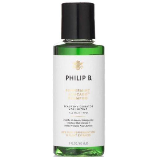 shop Philip B Peppermint & Avocado Volumizing & Clarifying Shampoo 60 ml af Philip B - online shopping tilbud rabat hos shoppetur.dk