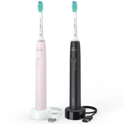 shop Philips Sonicare 3100 Series Electric Toothbrush 2 Pieces - HX3675/15 af Philips - online shopping tilbud rabat hos shoppetur.dk