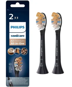 shop Philips Sonicare A3 Premium All-in-One Toothbrush Heads 2 Pieces - HX9092/11 Black af Philips - online shopping tilbud rabat hos shoppetur.dk