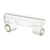 shop Philips spotlampe med 2 spots - Runner - Hvid af philips - online shopping tilbud rabat hos shoppetur.dk