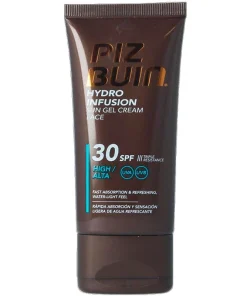 shop Piz Buin HYDRO INFUSION Sun Gel Cream Face SPF30 50 ml af Piz Buin - online shopping tilbud rabat hos shoppetur.dk