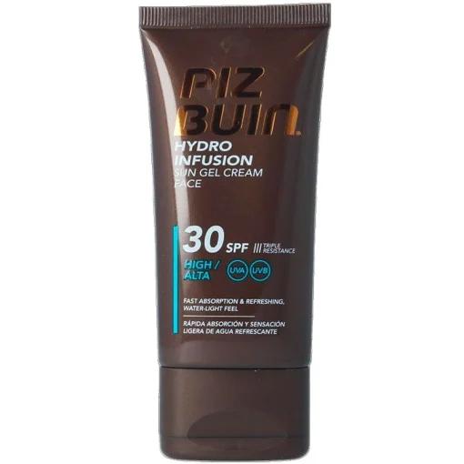 shop Piz Buin HYDRO INFUSION Sun Gel Cream Face SPF30 50 ml af Piz Buin - online shopping tilbud rabat hos shoppetur.dk