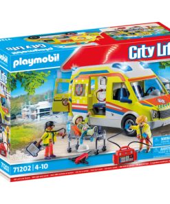 shop Playmobil City Life Ambulance med lys og lyd af playmobil - online shopping tilbud rabat hos shoppetur.dk