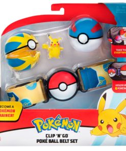 shop Pokémon bæltesæt - Clip 'N Go - Pikachu af pokemon - online shopping tilbud rabat hos shoppetur.dk