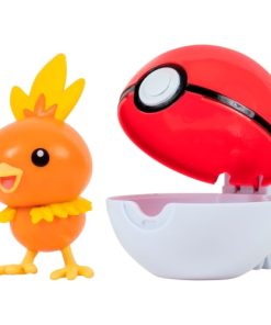 shop Pokémon pokéball med figur - Clip 'N' Go - Torchic af pokemon - online shopping tilbud rabat hos shoppetur.dk