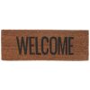 shop Present Time dørmåtte - Welcome - Natur med sort tekst af present-time - online shopping tilbud rabat hos shoppetur.dk