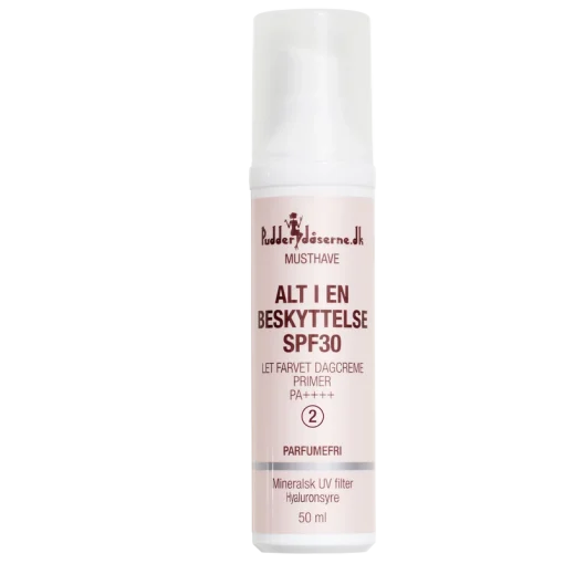 shop Pudderdåserne Alt i en Beskyttelse SPF 30 - 002 50 ml af Pudderdserne - online shopping tilbud rabat hos shoppetur.dk