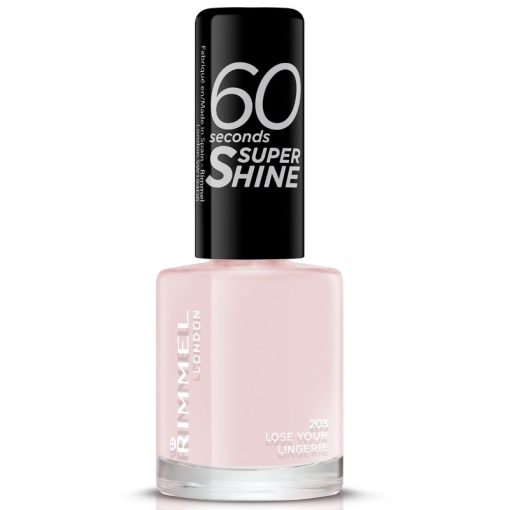 shop RIMMEL 60 Seconds Nail Polish 8 ml - 203 Lose Your Lingerie af RIMMEL - online shopping tilbud rabat hos shoppetur.dk