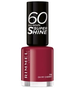 shop RIMMEL 60 Seconds Nail Polish 8 ml - 710 Oh My Cherry af RIMMEL - online shopping tilbud rabat hos shoppetur.dk