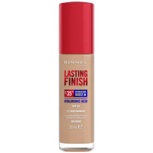 shop RIMMEL Clean Lasting Finish Foundation 30 ml - 100 Ivory af RIMMEL - online shopping tilbud rabat hos shoppetur.dk