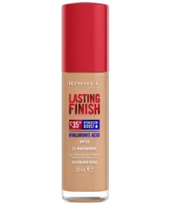 shop RIMMEL Clean Lasting Finish Foundation 30 ml - 210 golden beige af RIMMEL - online shopping tilbud rabat hos shoppetur.dk